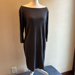 Gap dress gray size xl midi gently used good condition
